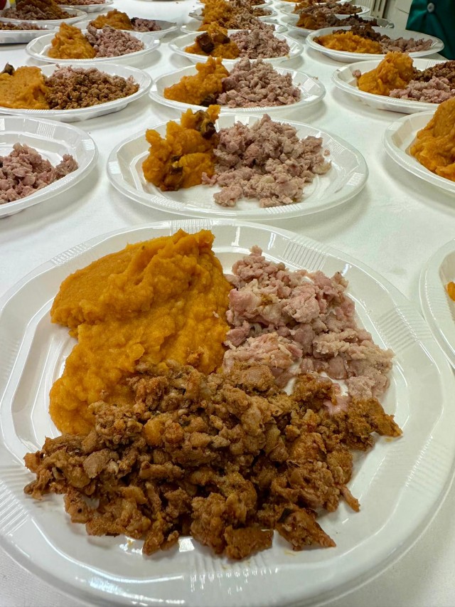 Productos preparados para la jornada gastronómica.